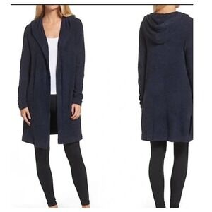 Barefoot Dreams  CozyChic Lite Coastal Hooded Cardigan (XS/S)